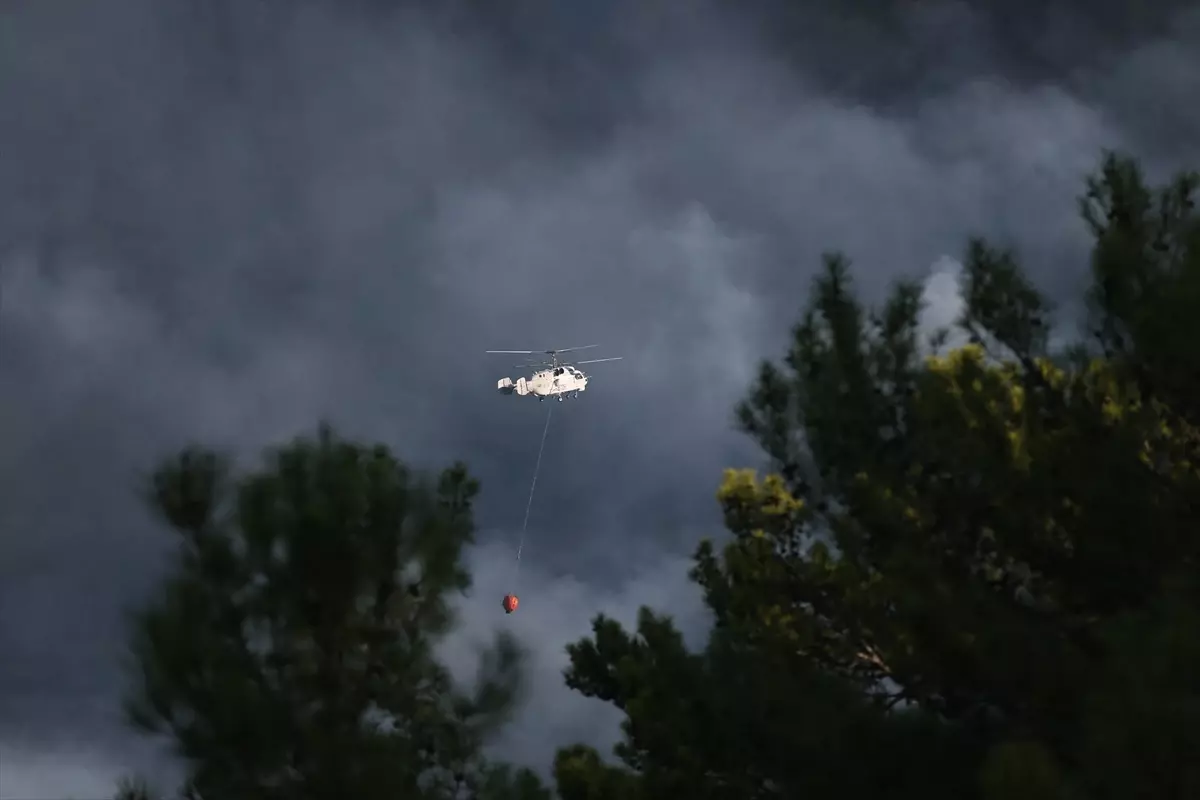 Alanya'daki Yangınlara Hızla Müdahale Edildi, Can Kaybı Yok