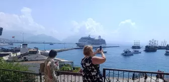 Alanya'ya Kruvaziyer Turisti Akını