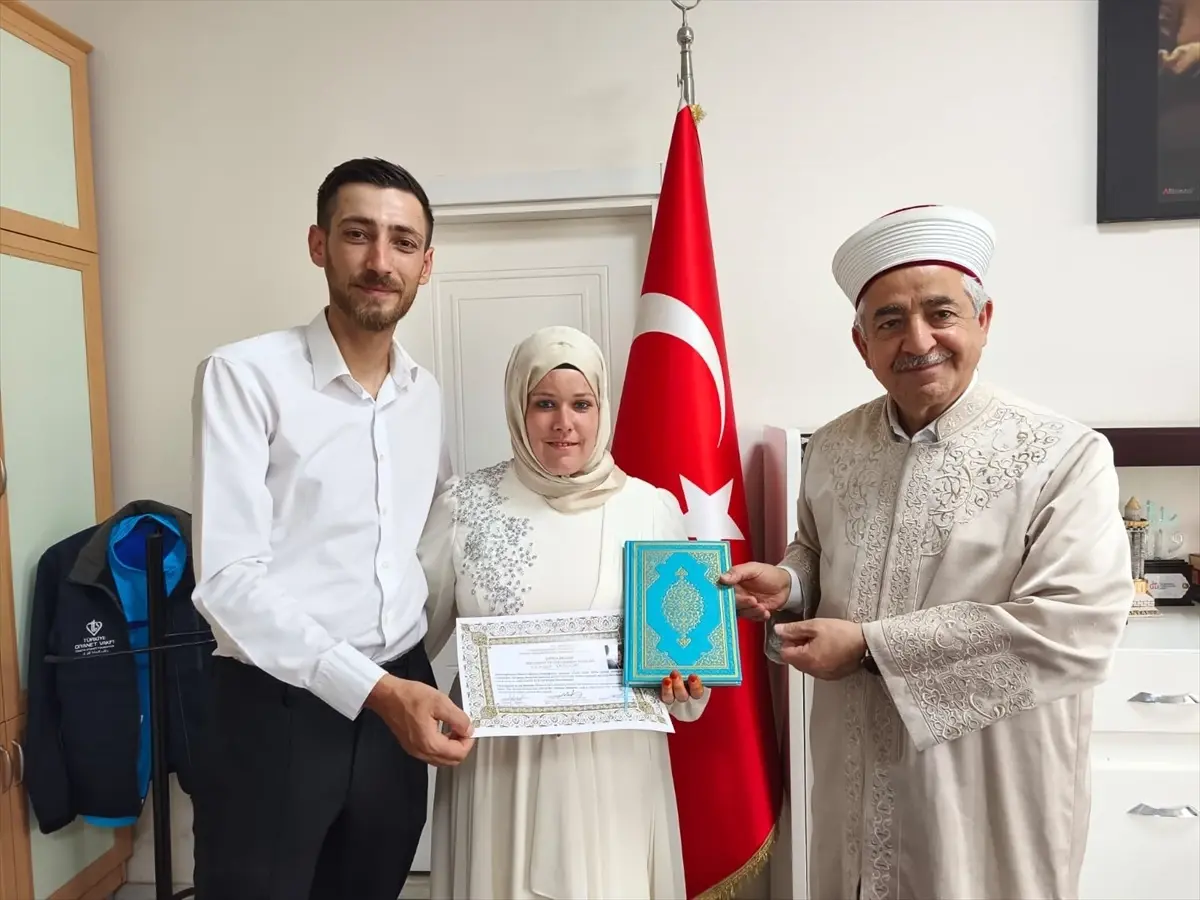 Alman Tamara Erdoğan Müslüman Oldu