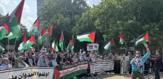 Berlin'de Filistin'e Destek Gösterisi Düzenlendi