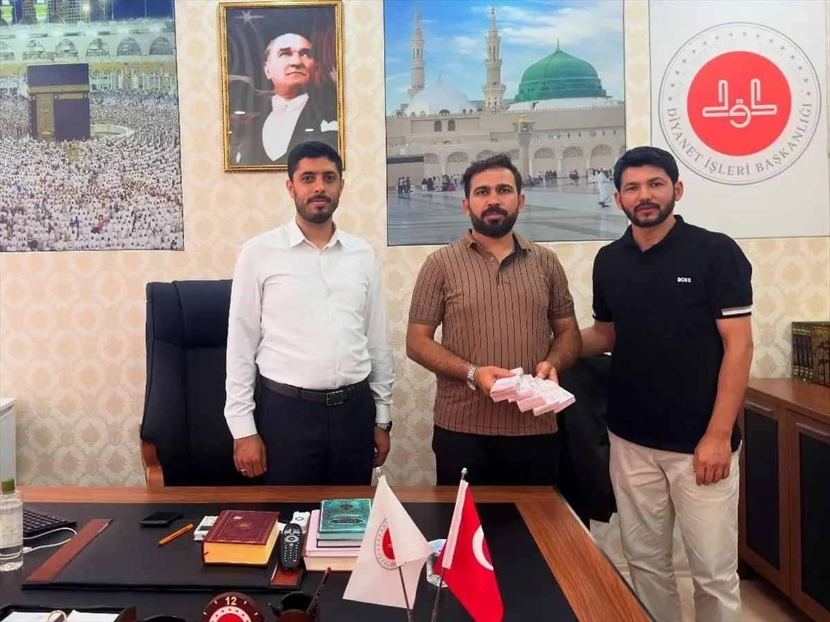 Almanya'dan Ceylanpınar'a 100 Bin Lira Bağış