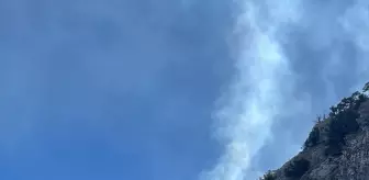 Burdur'un Altınyayla ilçesinde yangın alarmı