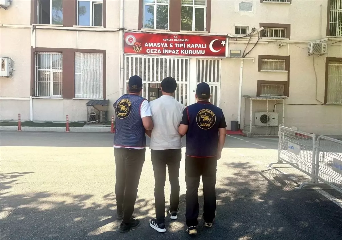 Amasya'da 10 Yıl Hapis Cezası Olan Firari Hükümlü Yakalandı