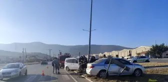 Amasya'da Trafik Kazası: 1 Yaralı