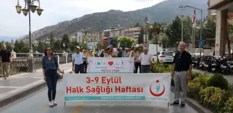 Amasya'da 'Halk Sağlığı Haftası' yürüyüşü yapıldı