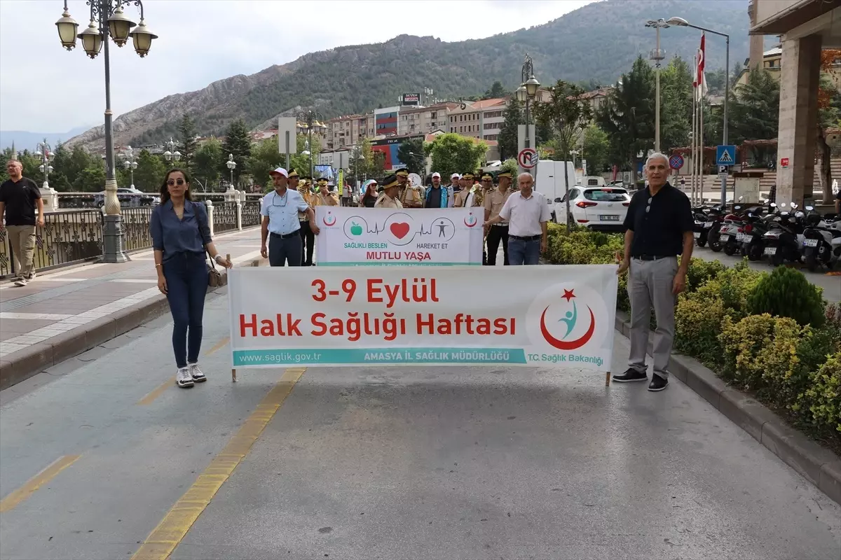 Amasya'da 'Halk Sağlığı Haftası' yürüyüşü yapıldı