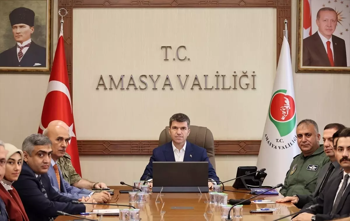 Amasya'da Güvenlik ve Huzur Toplantısı Yapıldı
