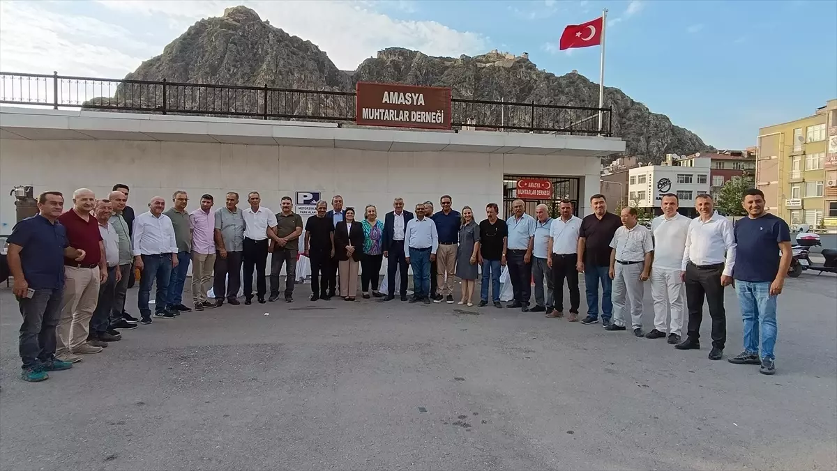 Amasya'da Muhtarlar Derneği Yeni Hizmet Ofisini Açtı