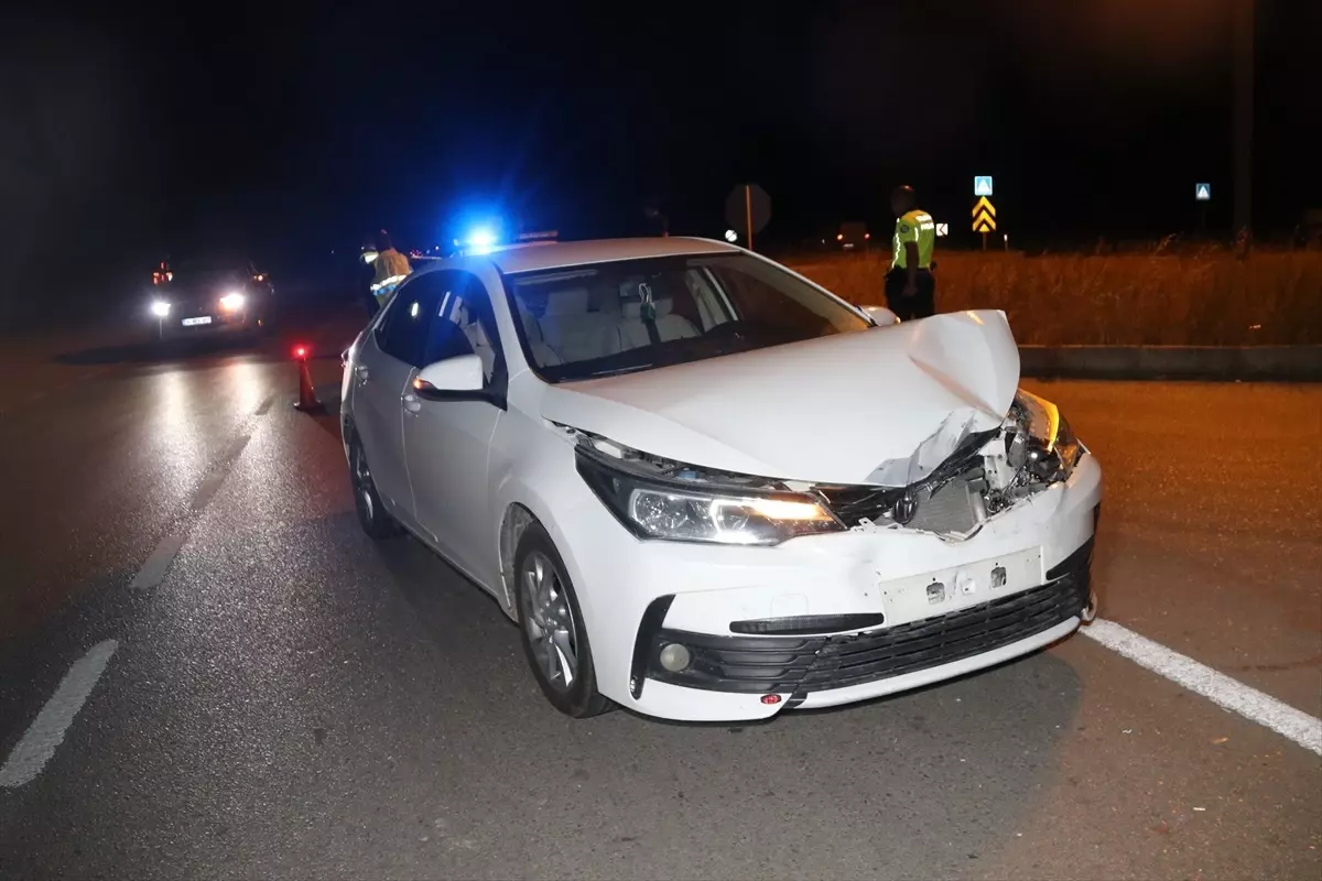 Amasya'da Trafik Kazası: 2 Yaralı