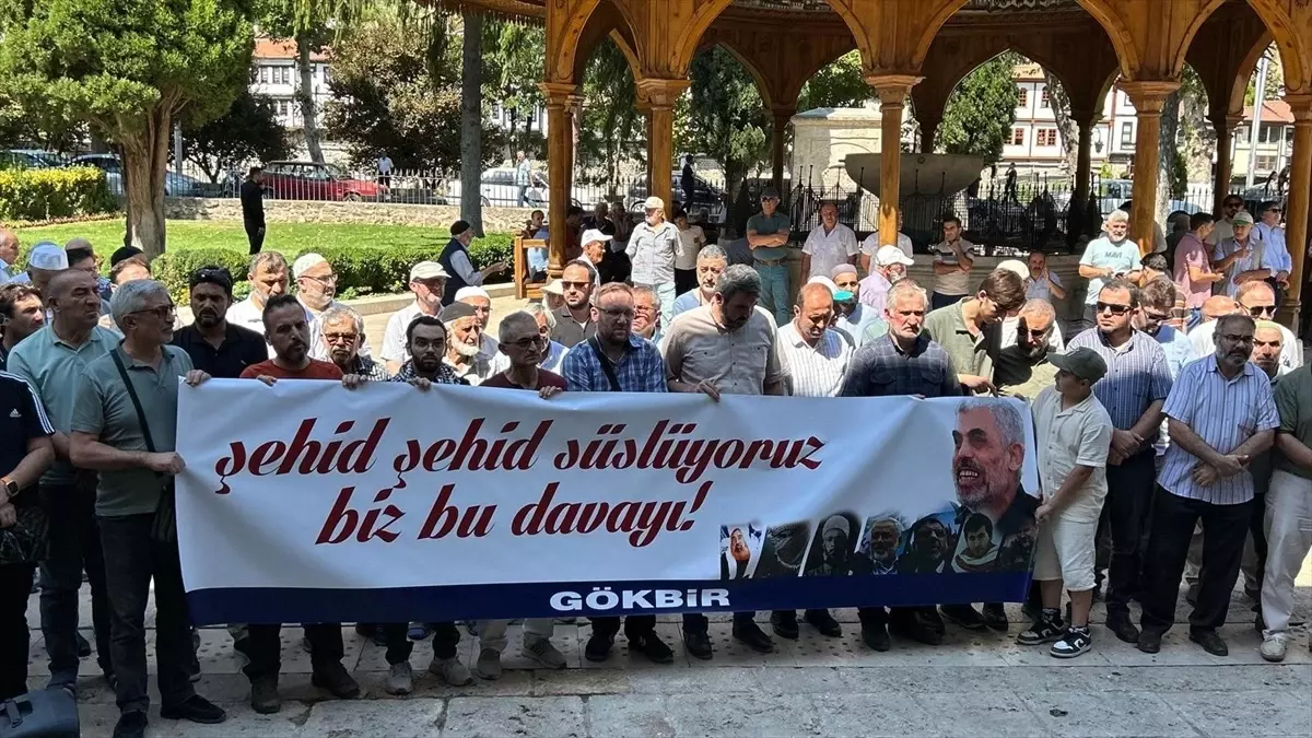Amasya'da Filistin'e Destek İçin Program Düzenlendi