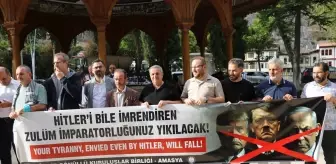 Amasya'da Filistin'e Destek İçin Basın Açıklaması Yapıldı