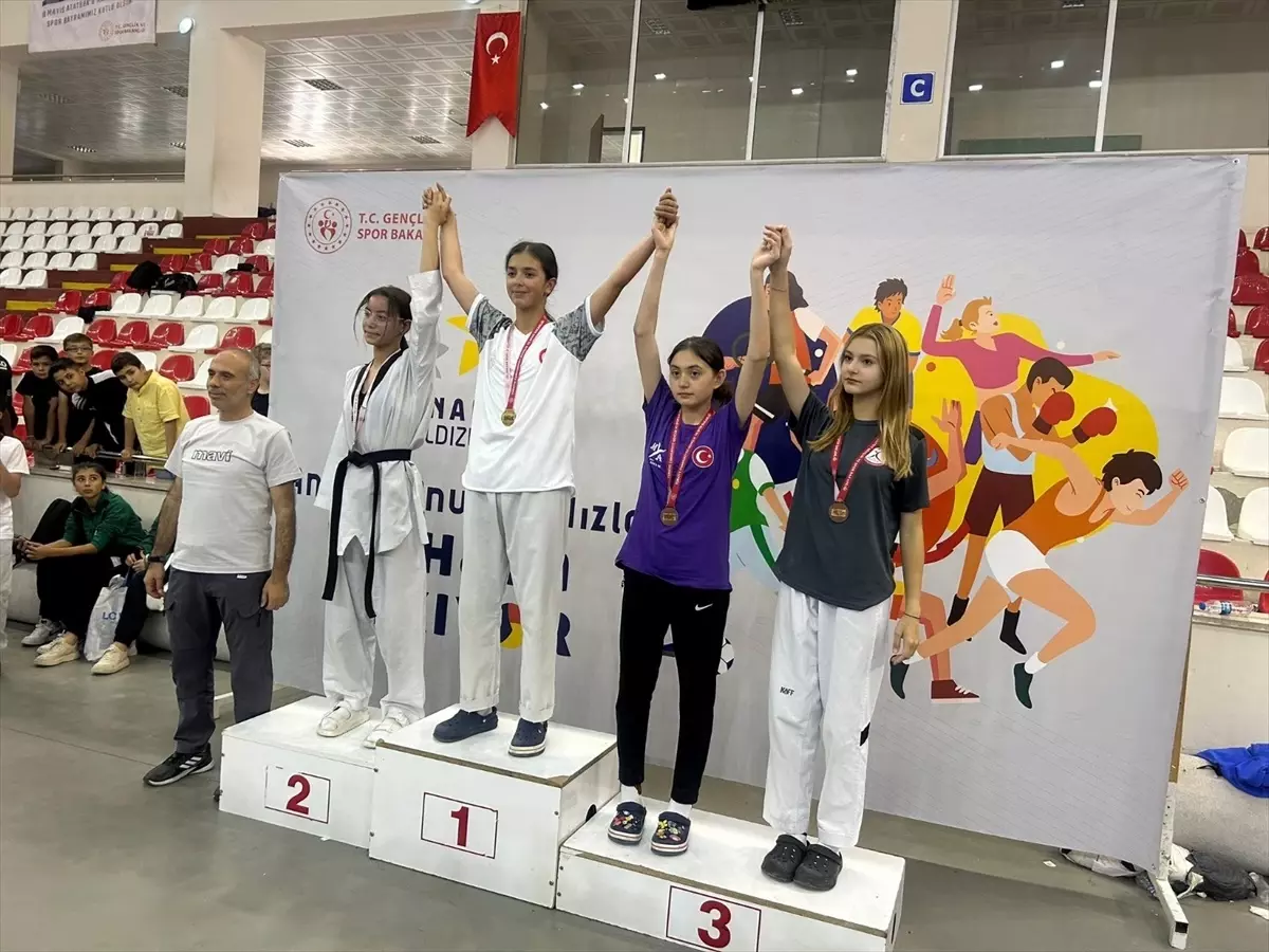 Anadolu Yıldızlar Ligi Tekvando Müsabakaları Tamamlandı