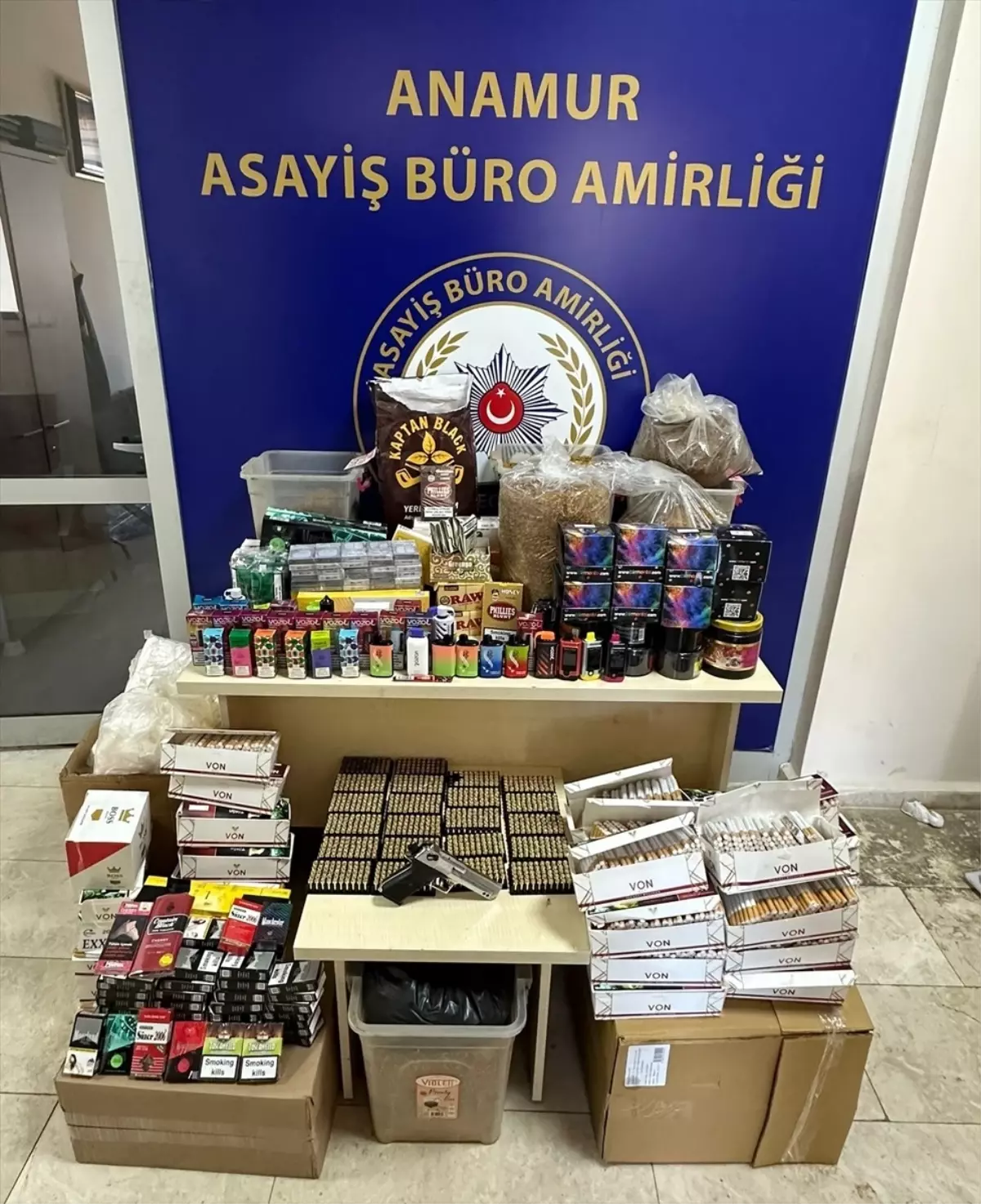 Mersin'de Sigara ve Tütün Kaçakçılığı Operasyonu