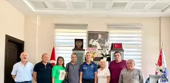 Gazeteciler Cemiyeti, Yeni İlçe Emniyet Müdürü'nü Ziyaret Etti