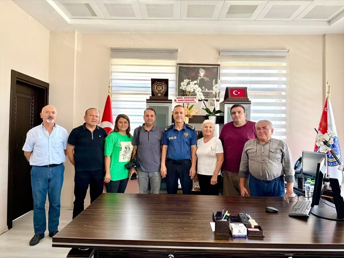 Gazeteciler Cemiyeti, Yeni İlçe Emniyet Müdürü'nü Ziyaret Etti