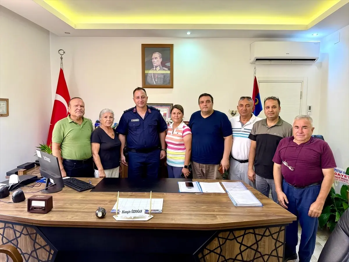 Anamur Gazeteciler Cemiyeti'nden Yeni Jandarma Komutanına Ziyaret