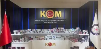 Ankara'da Kaçak Elektronik Sigara Operasyonu: 3 Milyon Liralık Ele Geçirildi