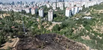 Çankaya'da Çalılık Alanda Yangın Kontrol Altına Alındı