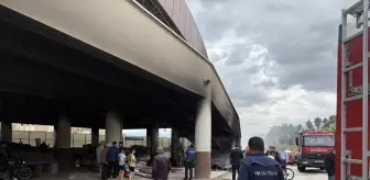 Çubuk'ta Halk Pazarında Yangın