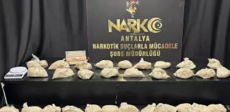 Antalya'da Uyuşturucu Operasyonu: 15 Kilogram Eroin Ele Geçirildi