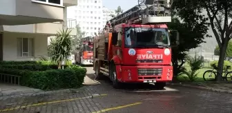 Antalya'da Apartman Dairesinde Yangın Çıktı