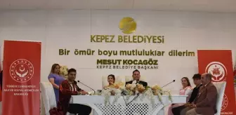 Antalya'da 'Evlenecek Gençlerin Desteklenmesi Projesi'nden yararlanan iki çiftin nikahı kıyıldı