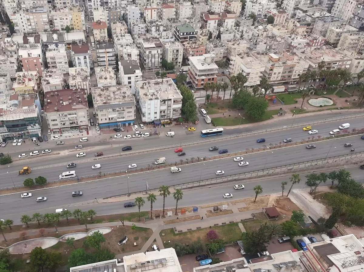Antalya'da Helikopter ve Dron Destekli Trafik Denetimi