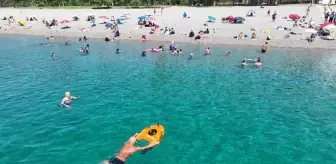 Antalya'da Cankurtaran Robotu Plajlarda Hizmette
