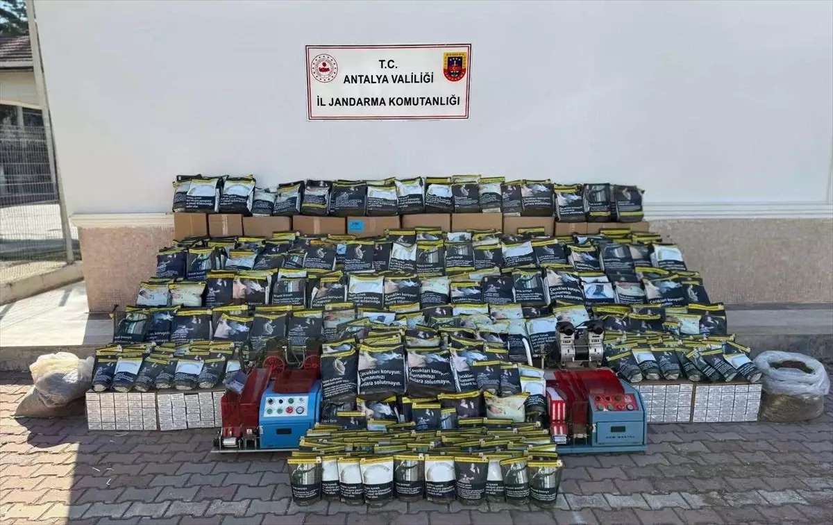 Antalya'da Kaçakçılığa Geçit Yok: Jandarmadan Operasyon