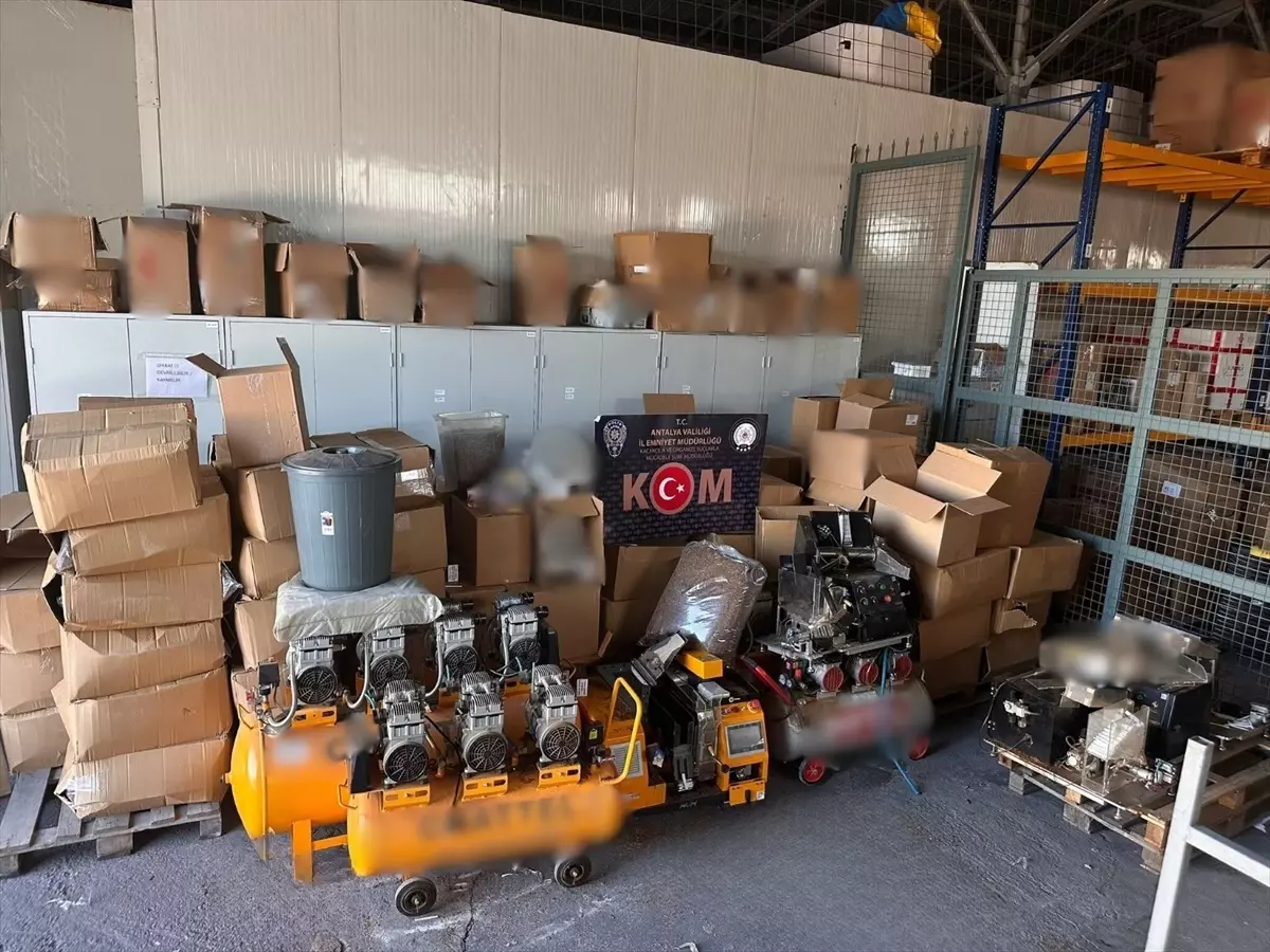 Antalya'da Kaçakçılık ve Organize Suçlarla Mücadele Operasyonları