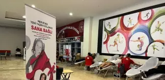 Antalya'da kan ve kök hücre bağışı etkinliği düzenlendi