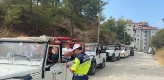 Alanya'da Safari Araçlarına Trafik Denetimi: 15 Araç Sahibi Cezalandırıldı