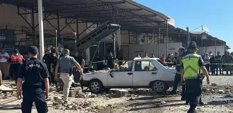 Antalya'da Toptancı Halinde Patlama: 4 Yaralı