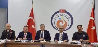 Antalya'da Turizm Güvenliği Toplantısı Düzenlendi