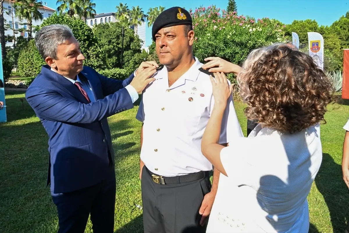 Antalya'da Jandarma Personeli için Terfi Töreni Düzenlendi