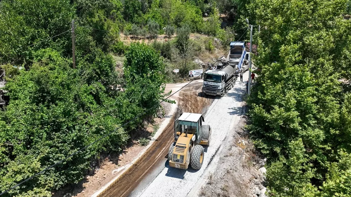 Antalya ile Isparta Arasında Asfaltlama Çalışması Tamamlandı