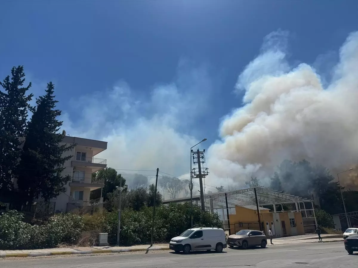 Aksu'da Orman Yangınına Müdahale Ediliyor