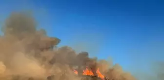 Antalya'da Orman Yangınına Müdahale Ediliyor