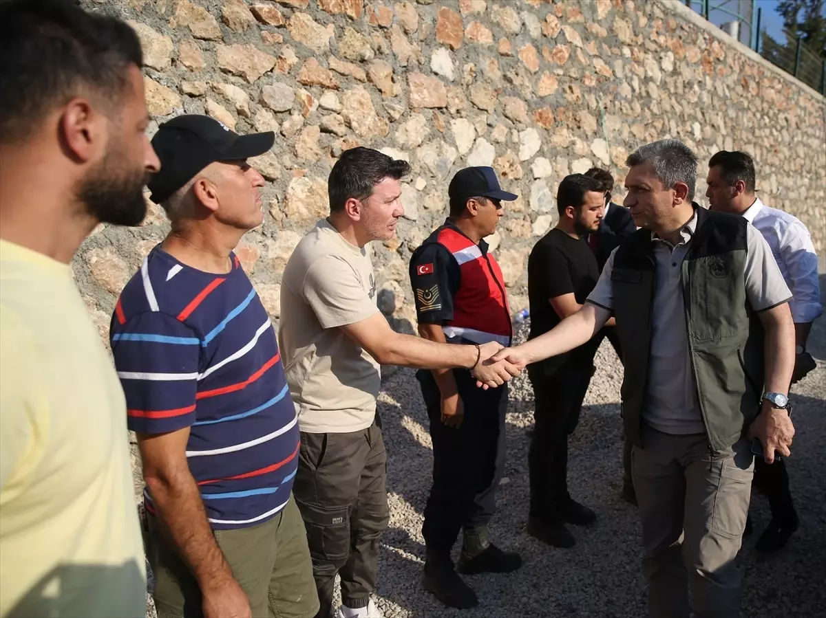 Alanya'daki Orman Yangını Kontrol Altına Alınıyor