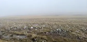 Ardahan'da Eylül ayında Kar Yağışı