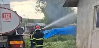 Tokat'ın Artova ilçesinde köy fırınında yangın