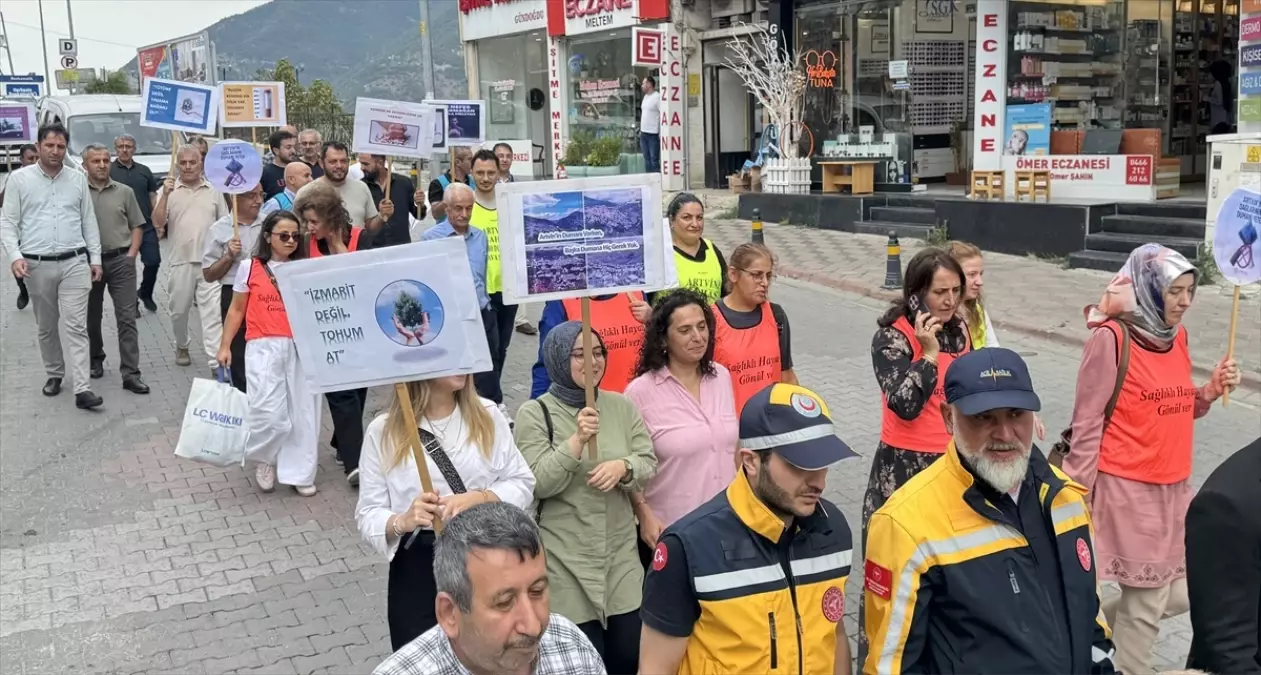 Artvin'de Dumansız Şehir Yürüyüşü Düzenlendi