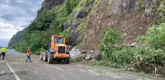 Karadeniz Sahil Yolu'nda Heyelan: Ulaşım Kapandı
