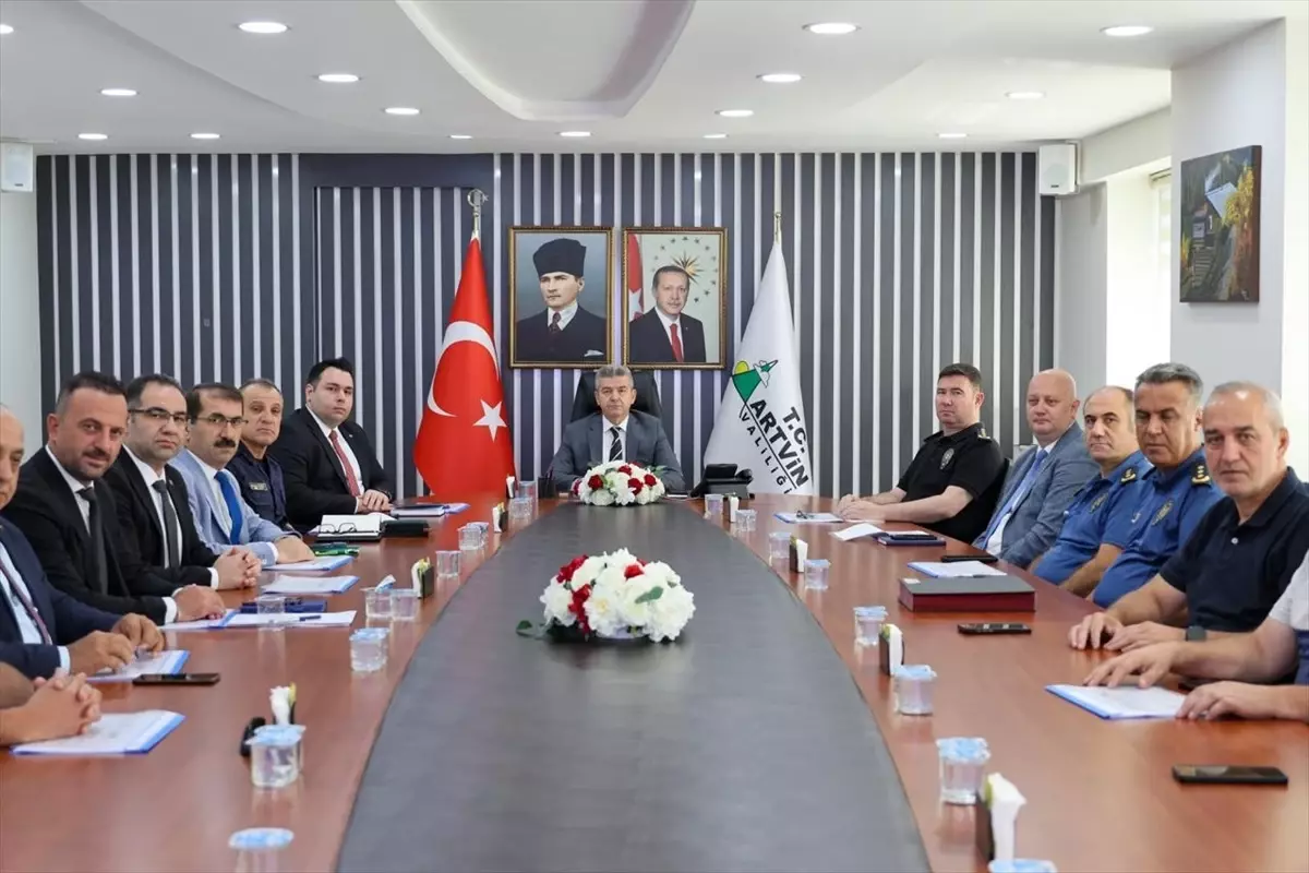 Artvin'de Spor Güvenliği Toplantısı Gerçekleştirildi