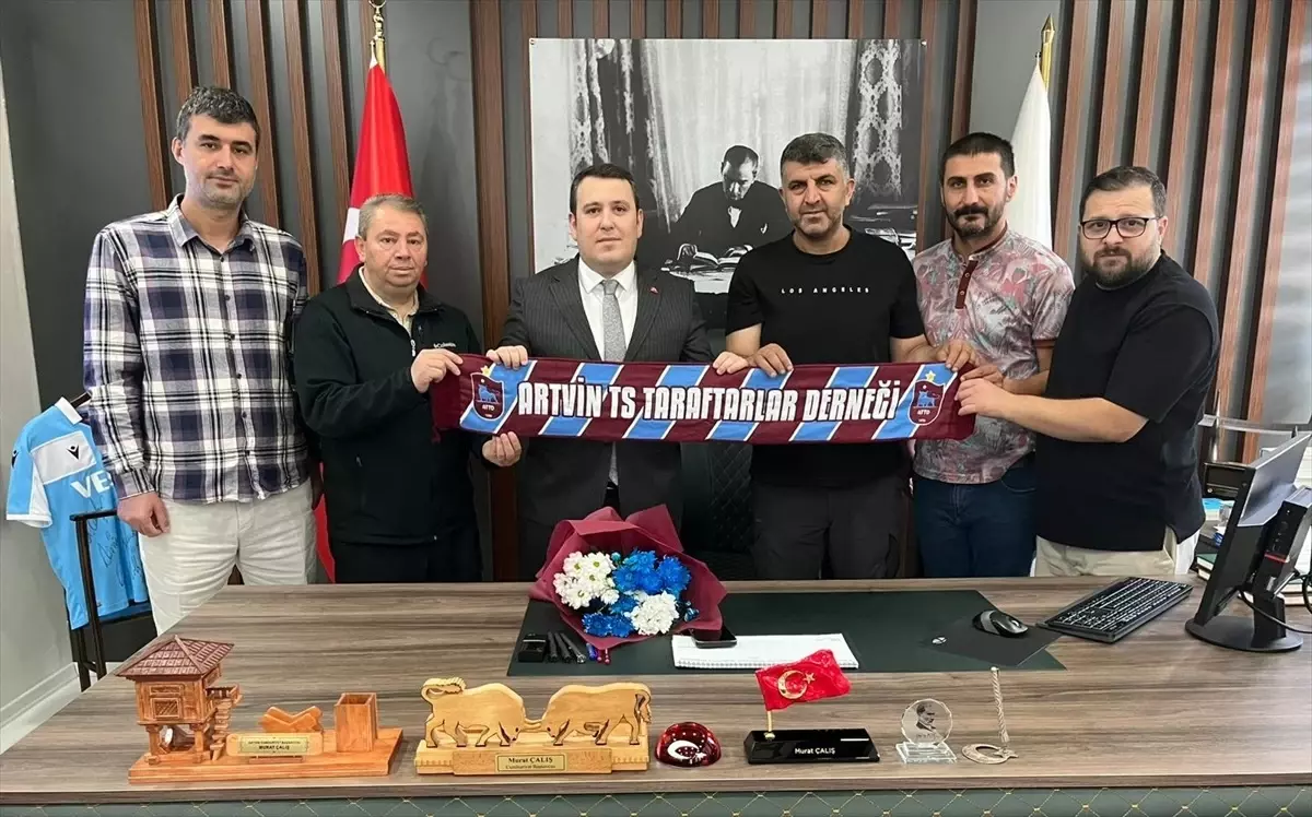 Artvin Trabzonspor Taraftarlar Derneği Başsavcı'yı Ziyaret Etti