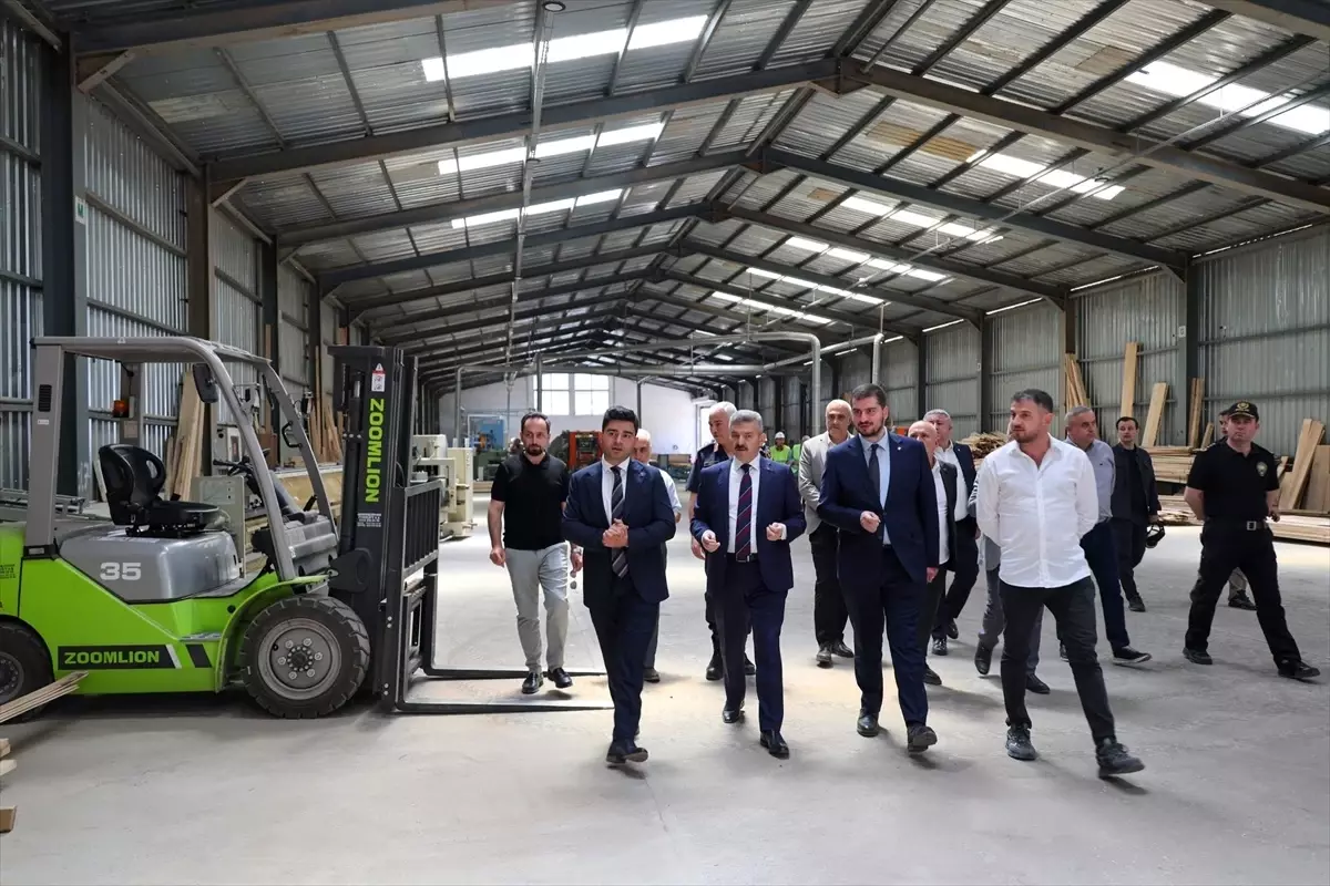 Artvin Valisi Ergün, Orman Ürünleri Tesisini Ziyaret Etti
