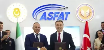 TEKNOFEST'te ASFAT ile İtalya'nın Magnaghi Şirketi Ortak Girişim Sözleşmesi İmzaladı
