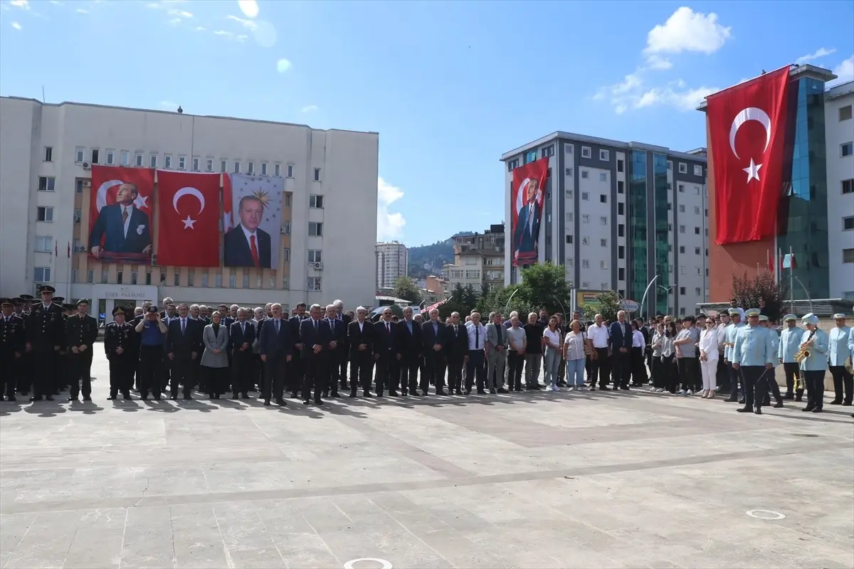 Atatürk'ün Rize'ye gelişinin 101. yıl dönümü kutlandı