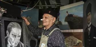 Atıkları dönüştüren huzurevi sakini bahçeyi sanat galerisine çevirdi