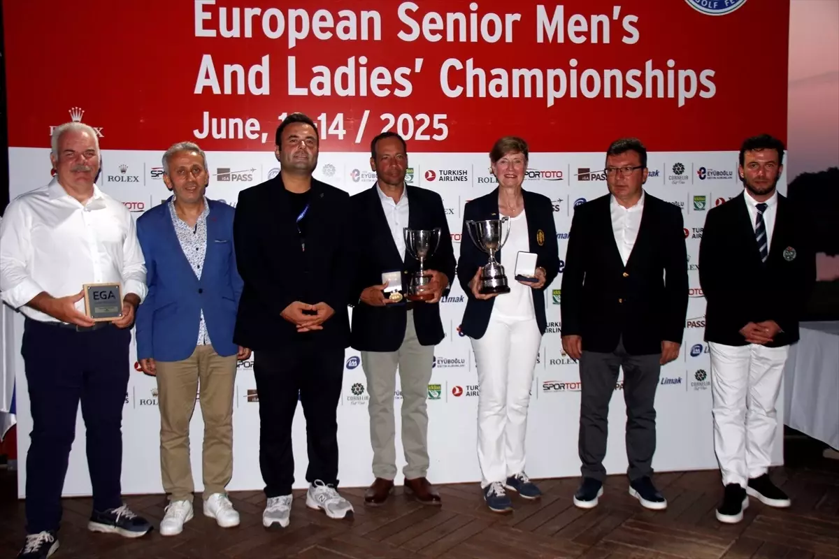 Avrupa 50 Yaş Üstü Golf Şampiyonası Antalya'da Tamamlandı